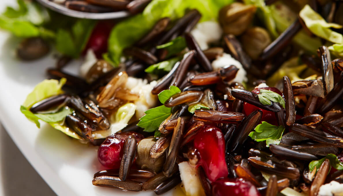 A colorful grain bowl.