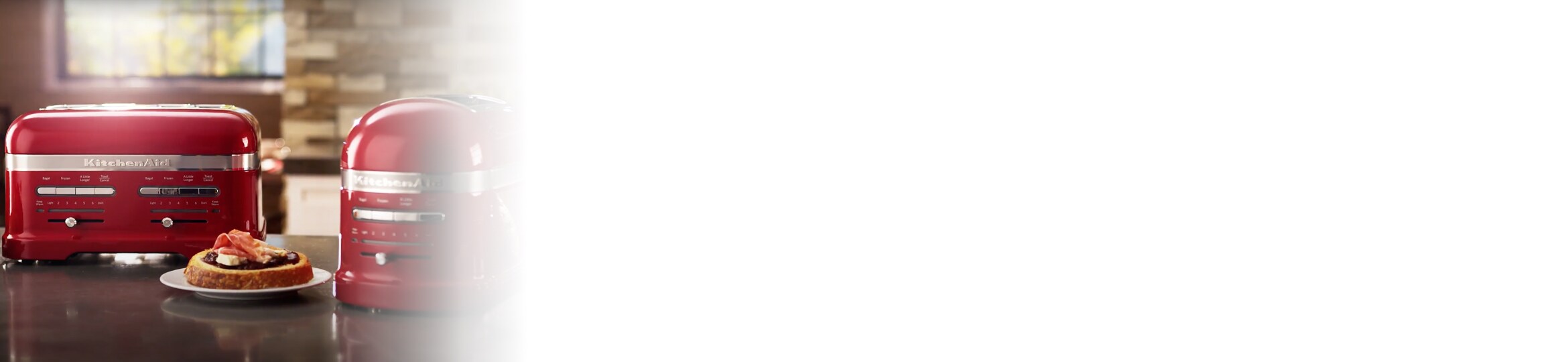 KitchenAid® four slice toaster.