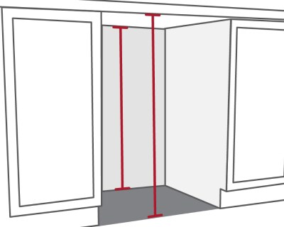 Height of a dishwasher cutout