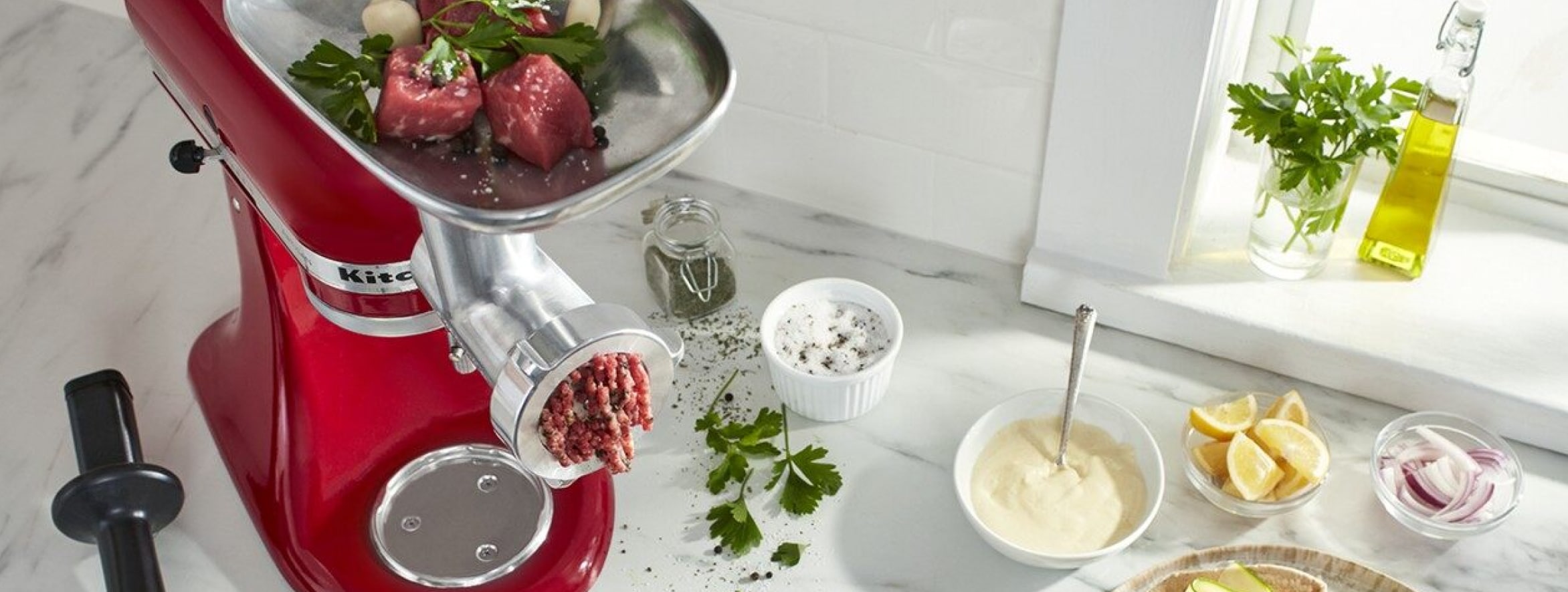 KitchenAid® Stand Mixer with Meat Grinder KitchenAid® Stand Mixer with Meat Grinder