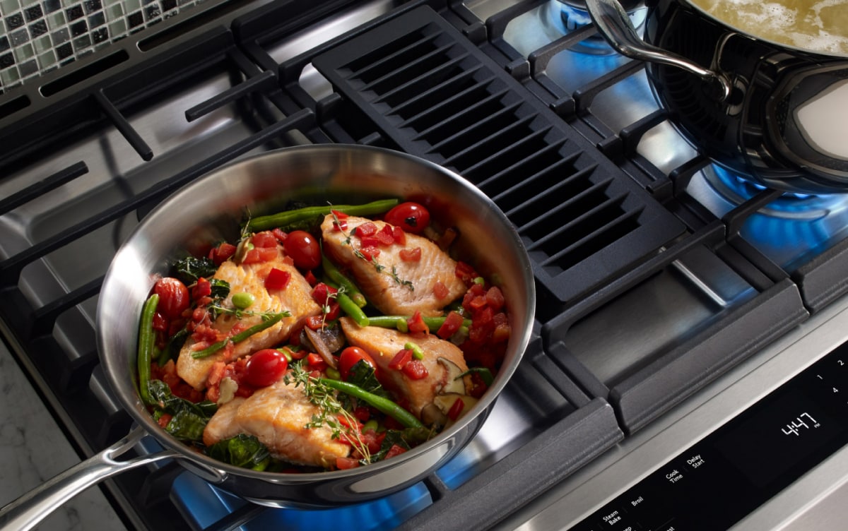 What Is a Downdraft Range or Cooktop? KitchenAid