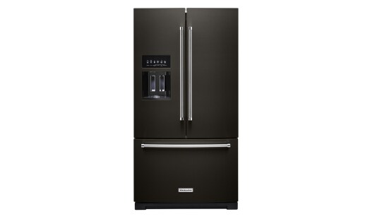 A French door refrigerator w/ exterior ice and water