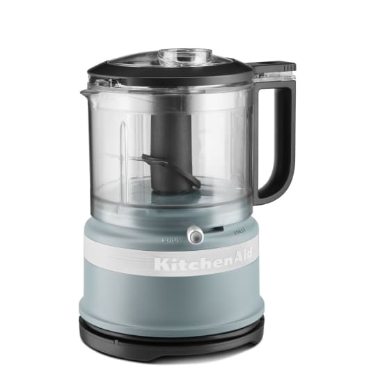 A 3.5 Cup Food Chopper in Matte Fog Blue.