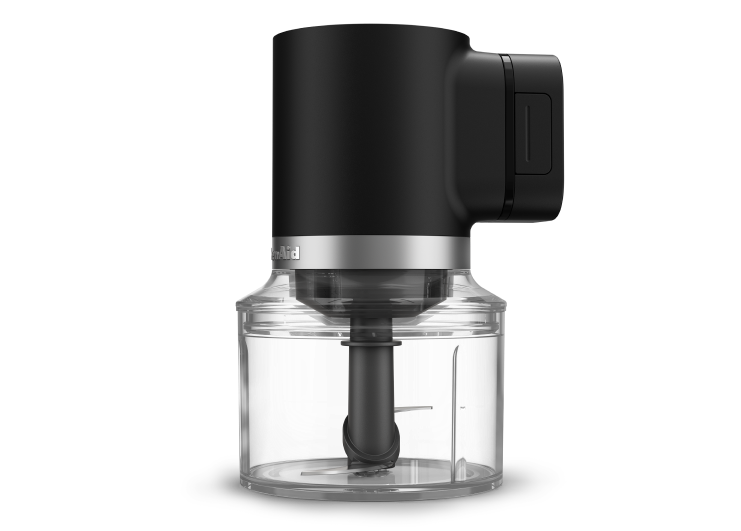 The KitchenAid Go™ Cordless Top Down Chopper with battery included. 
