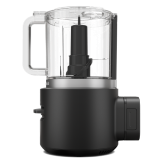 A stand-alone Black Matte KitchenAid Go™ Cordless Food Chopper.