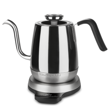 A KitchenAid® Precision Gooseneck Digital Kettle.