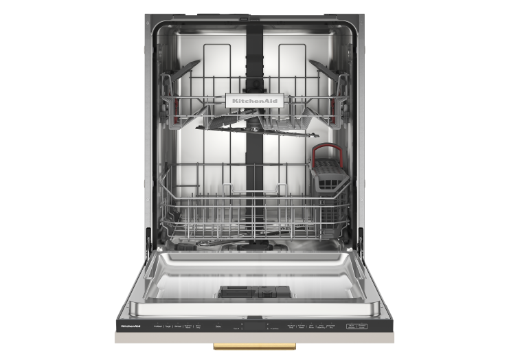 44 dBA Panel-Ready Two-Rack Flush Dishwasher with Door-Open Dry System