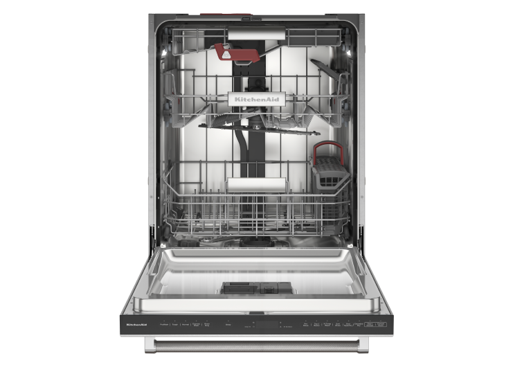 39 dBA PrintShield™ Finish Flush-to-Cabinet Dishwasher with FreeFlex™ Fit Third Level Rack