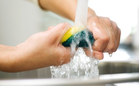 Prepping cleaning mixture