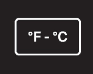 ºF - ºC temperature button