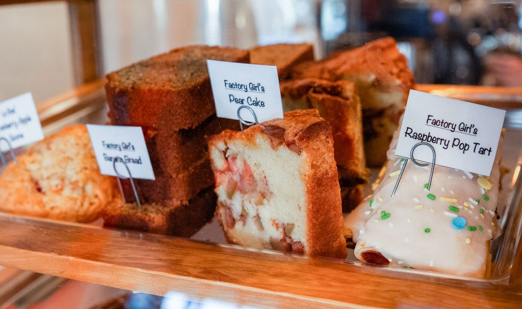 A variety of pastries served at The Coffee Room.