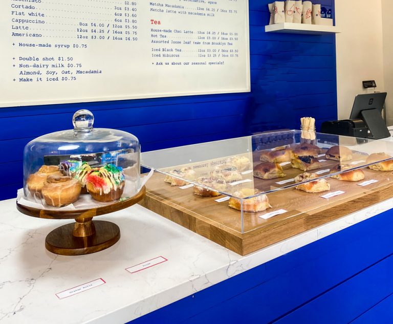 The front counter of Brooklyn Kolaches.