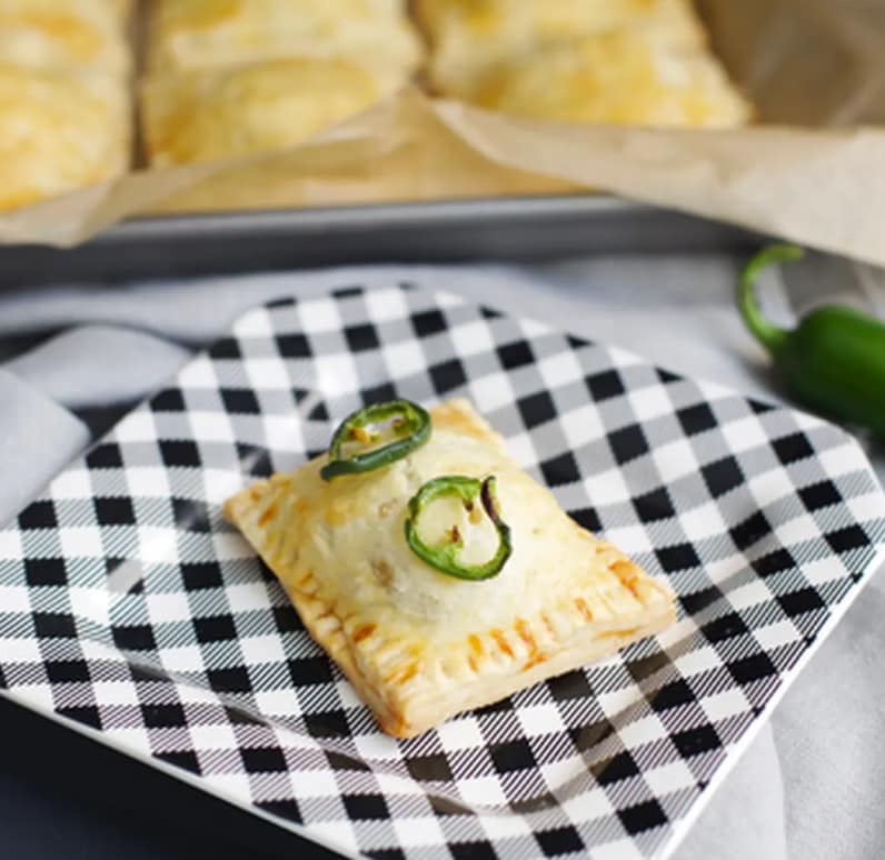 Cheesy jalapeno pastries