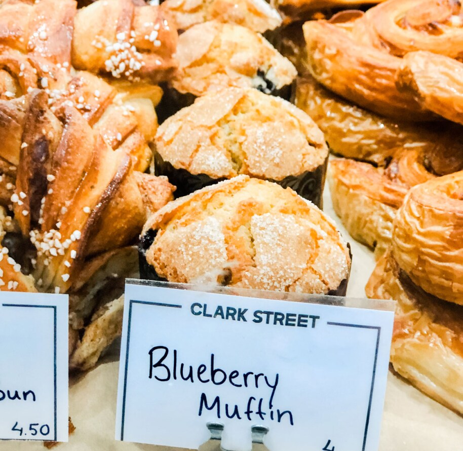 A variety of delicious sweets on display.