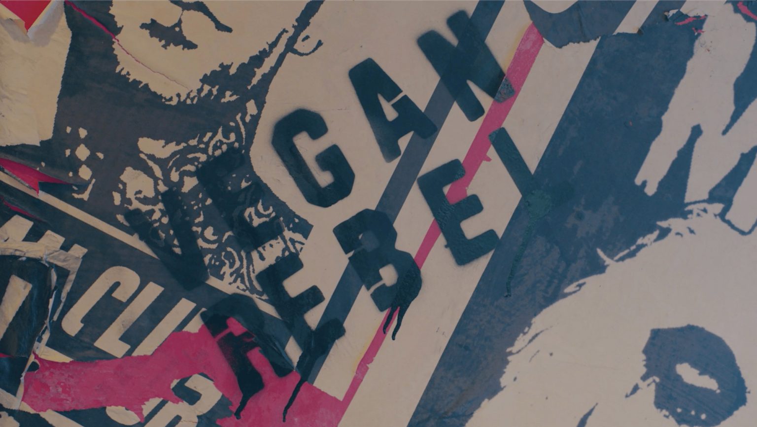 A sign that says Vegan Rebel.