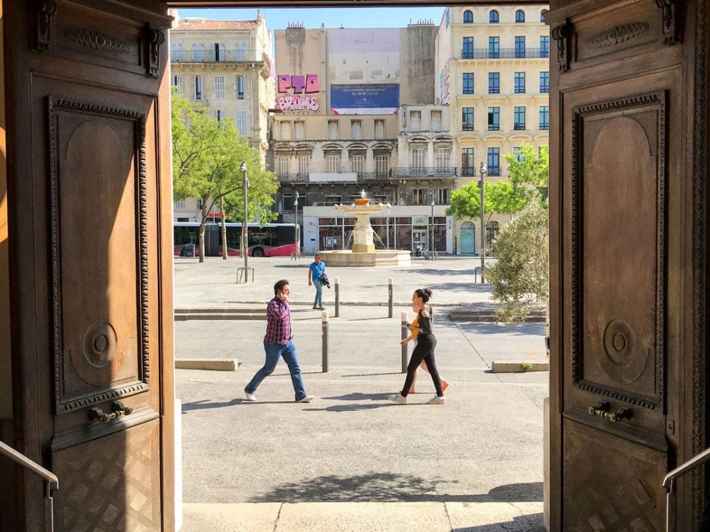 The streets of Marseille.