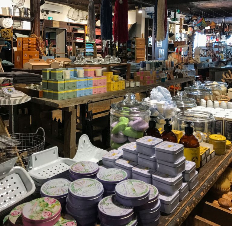 Items neatly on display at Maison Empereur.