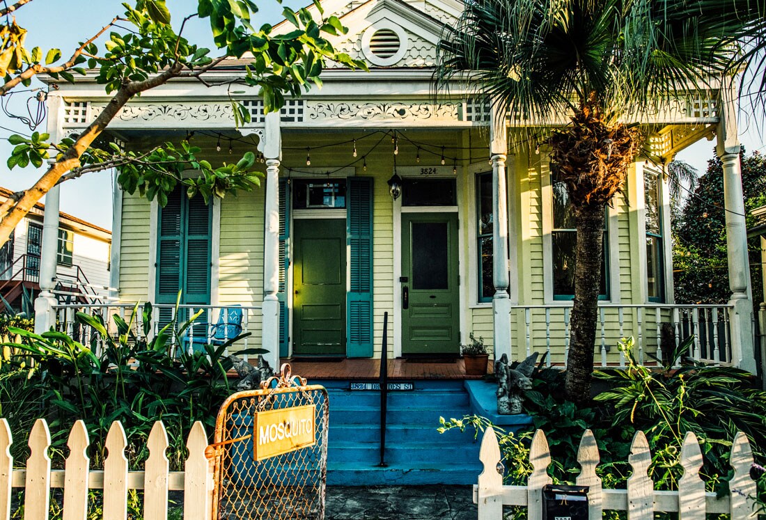 Outside of the Mosquito Supper Club.