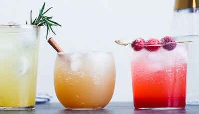 Sparkling Holiday Mocktail