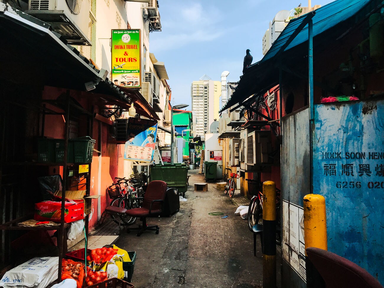 An alley of Little India.