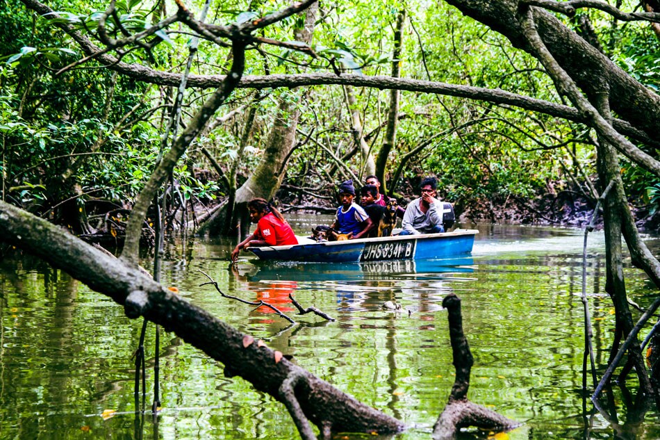 Fishermen on a boat.