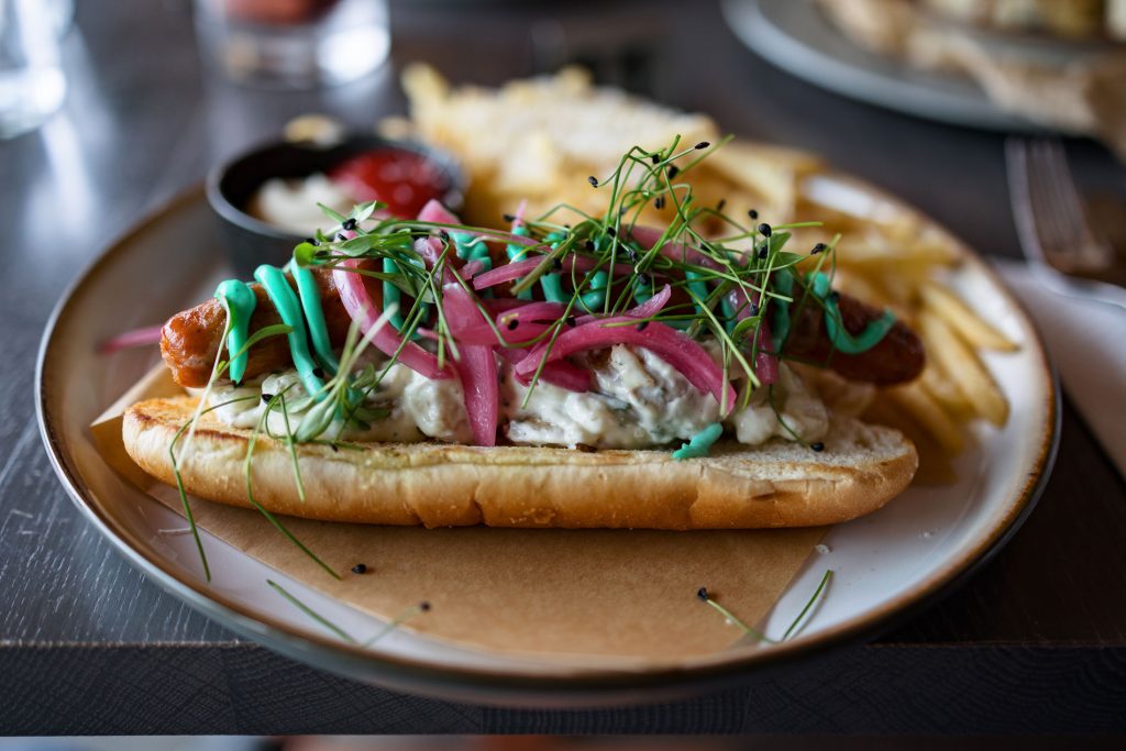 An Icelandic hotdog.