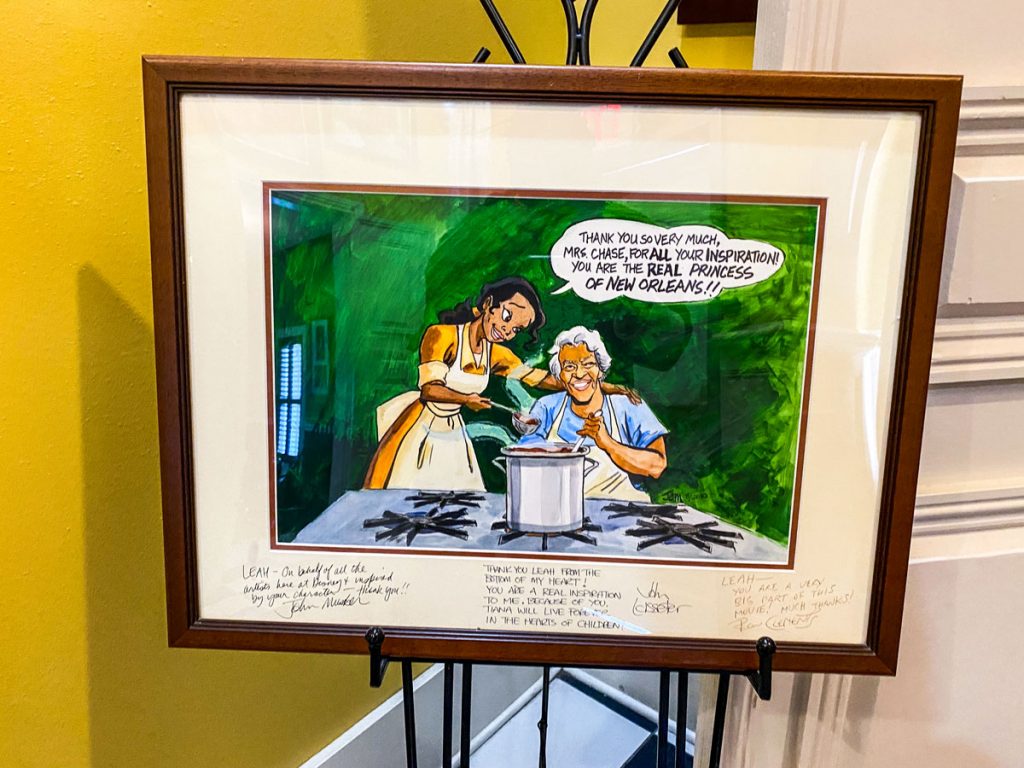 Art on display at Dooky Chase's Restaurant.