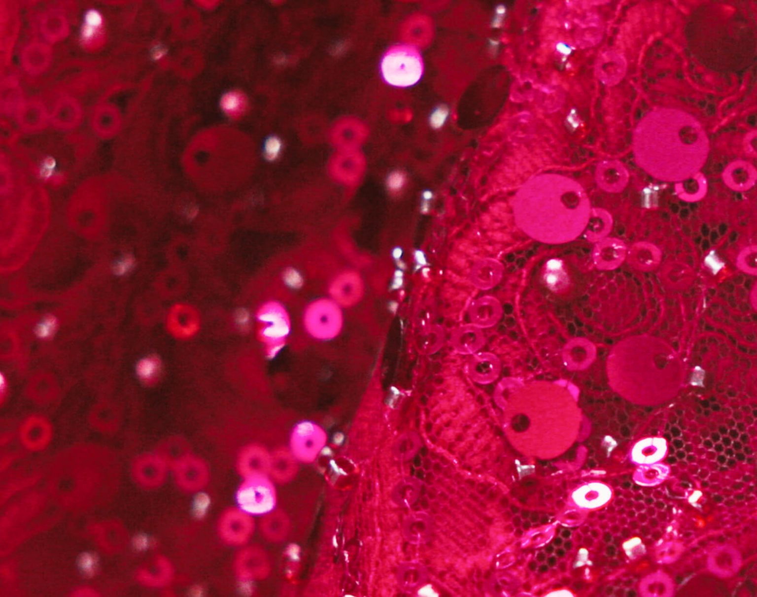  A close up of the material of Look Four.