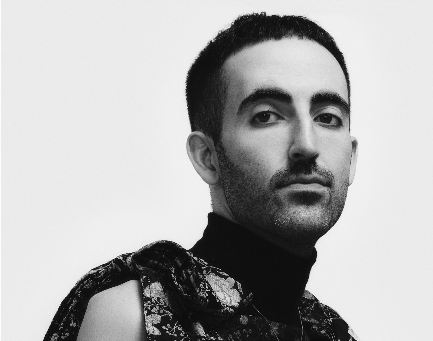 A portrait of designer Wiederhoeft.