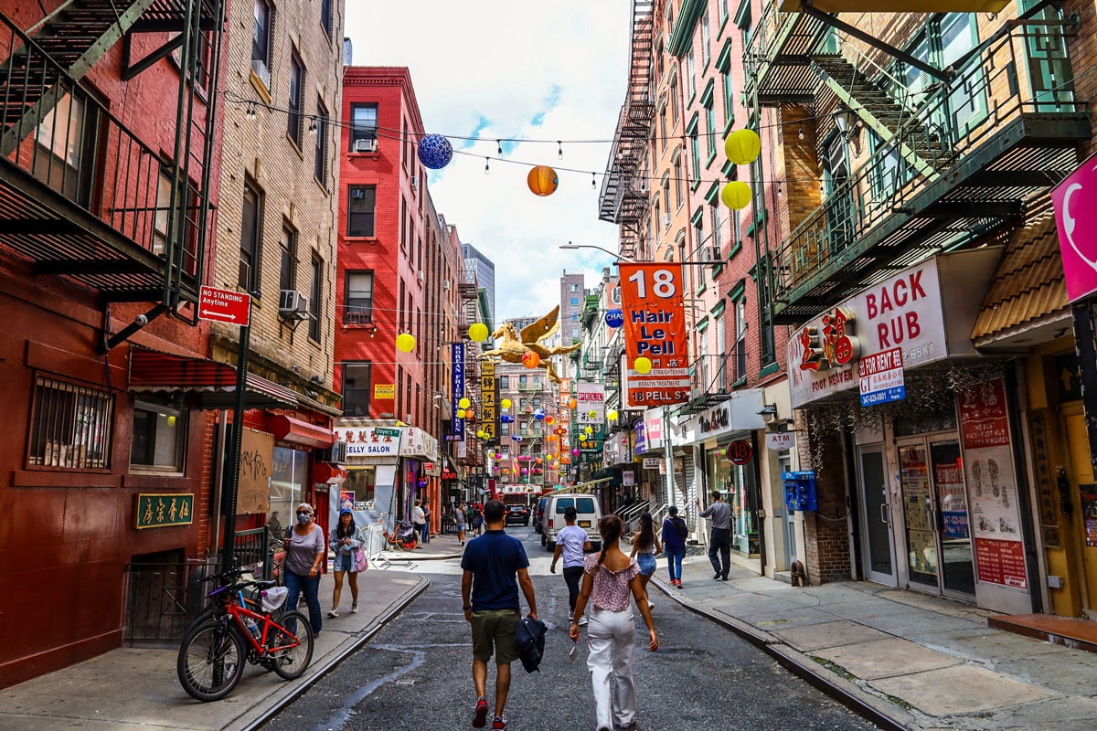 Chinatown in Lower Manhattan.