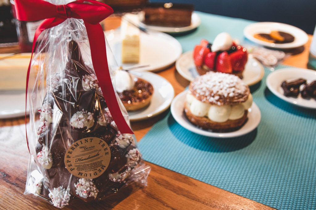 Some of the specialty pastries made at Ebb & Flow Bakery.