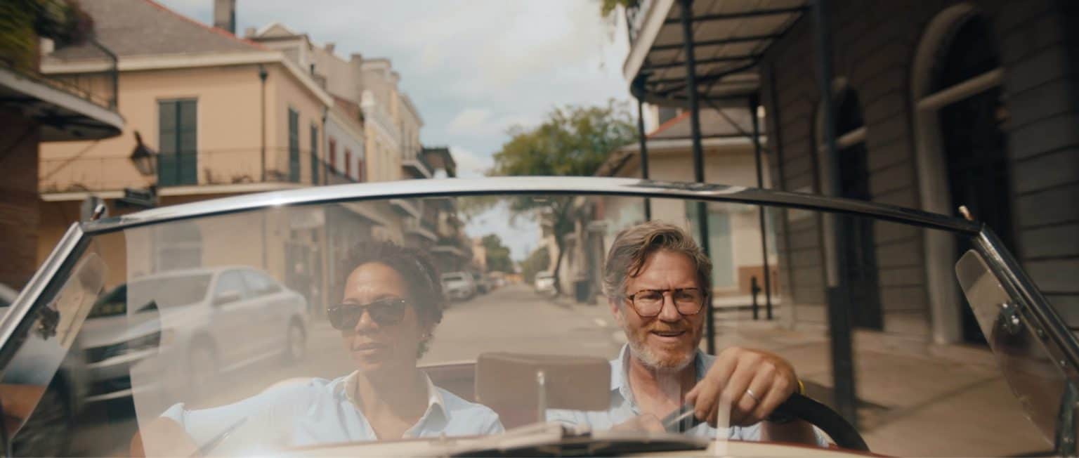 Nina Compton enjoying a joy ride.