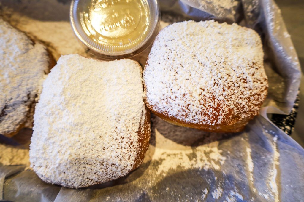 Powdered beignets.