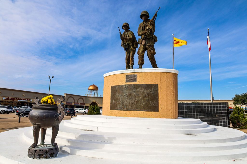 The Vietnam War Memorial.