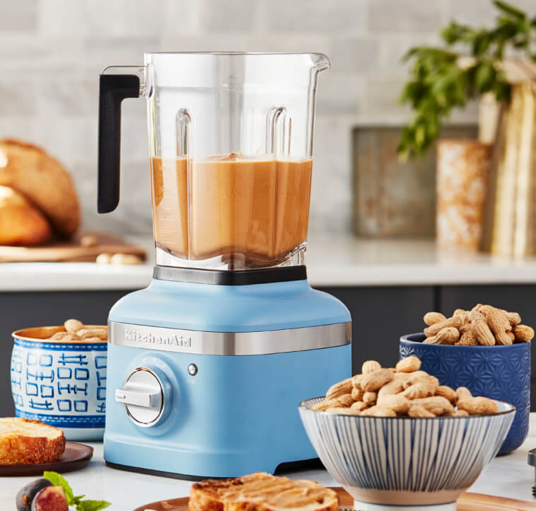 Peanut butter in a KitchenAid® blender