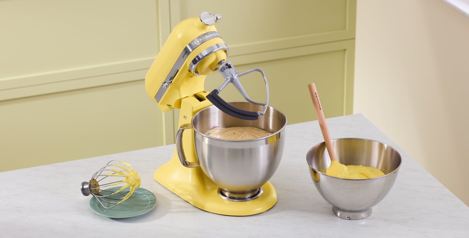 The 2025 Color of the Year Stand Mixer, Butter.
