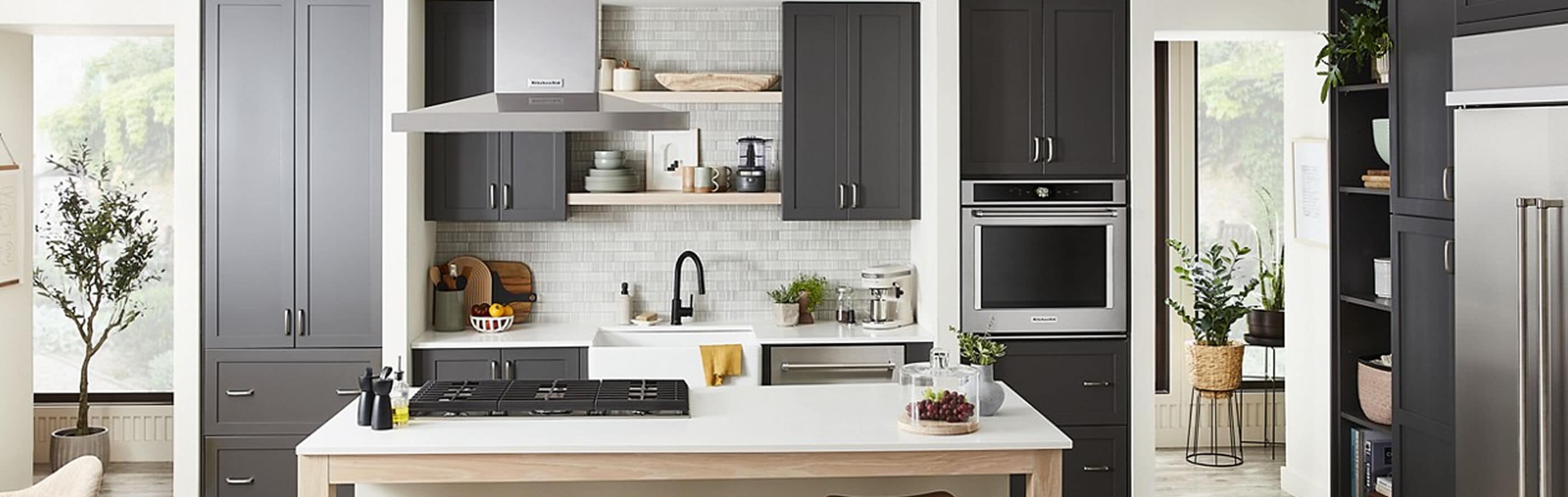 Remodeled kitchen with KitchenAid® appliances