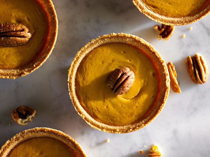 Individual sweet potato tarts  Individual sweet potato tarts