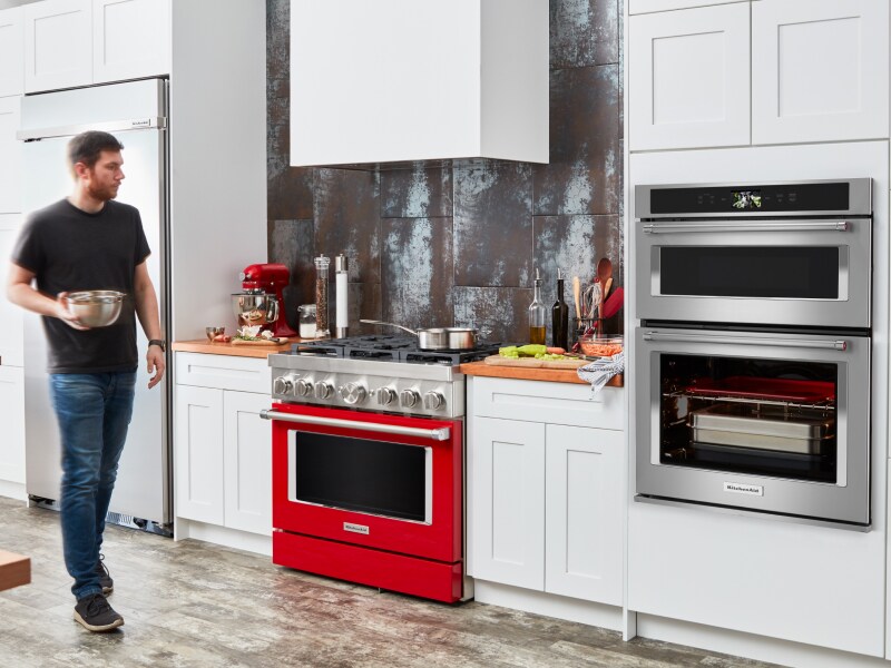 Modern kitchen with KitchenAid® appliances Modern kitchen with KitchenAid® appliances