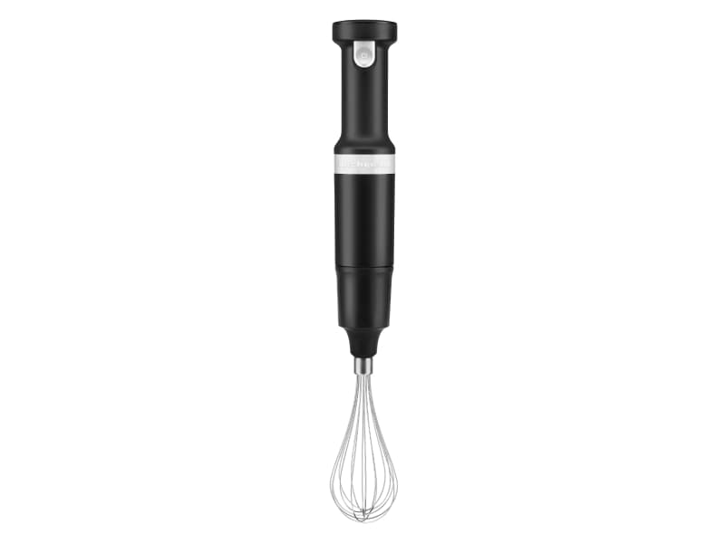 A cordless KitchenAid® hand blender.