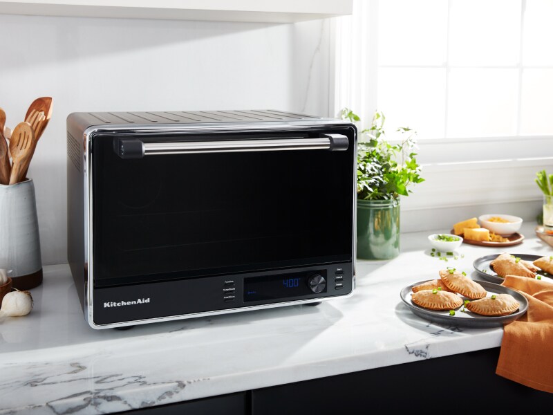 KitchenAid® countertop oven on white counter KitchenAid® countertop oven on white counter