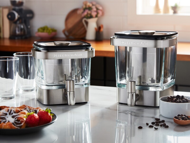 A disassembled KitchenAid® cold brew maker