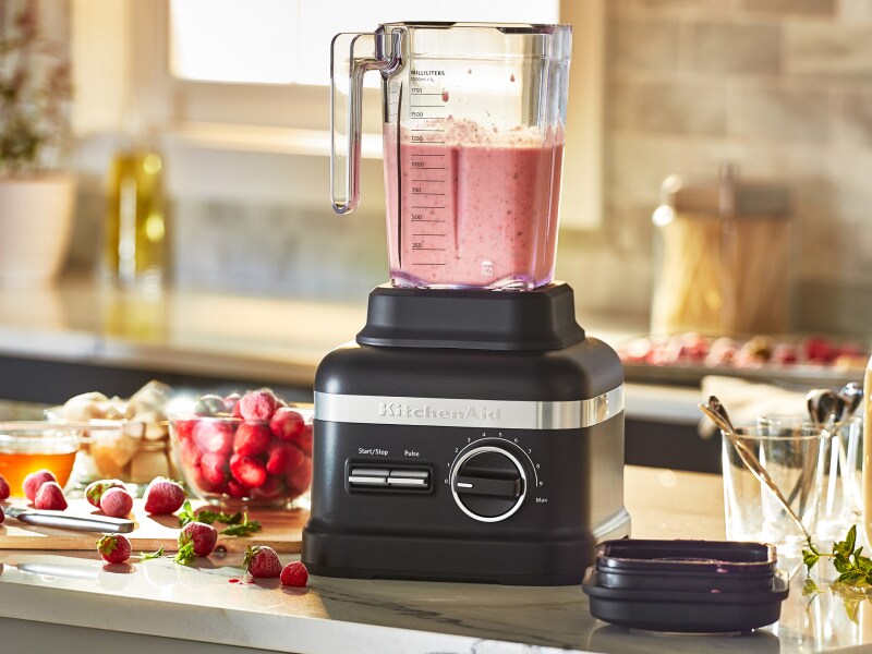 Frosé inside a KitchenAid® blender