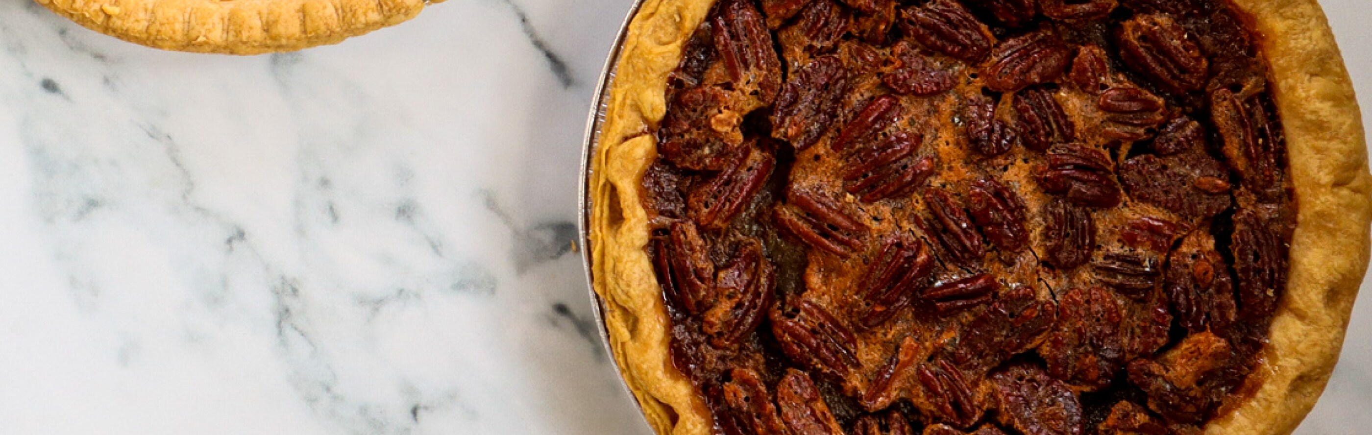 Homemade pecan pie