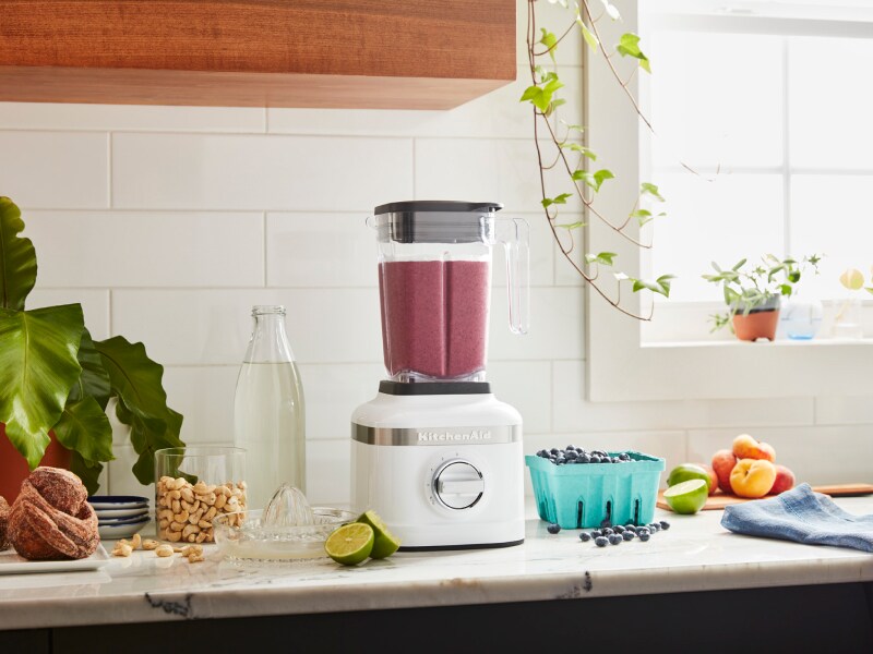 Shake in a white KitchenAid® blender Shake in a white KitchenAid® blender