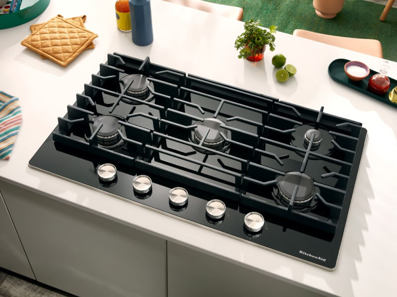 A KitchenAid® cooktop