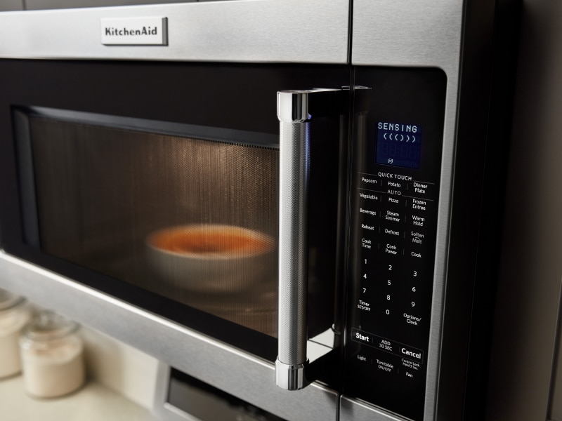 Food heating in the microwave