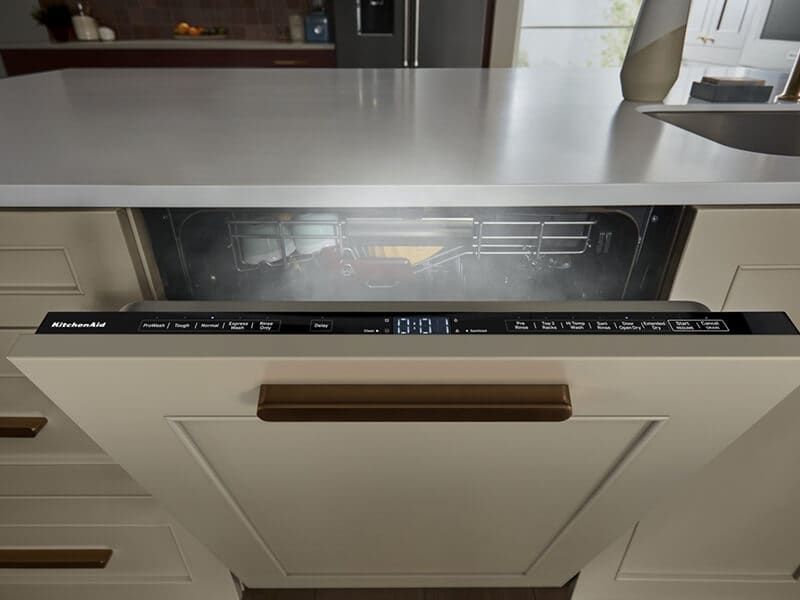 Top control panel-ready dishwasher