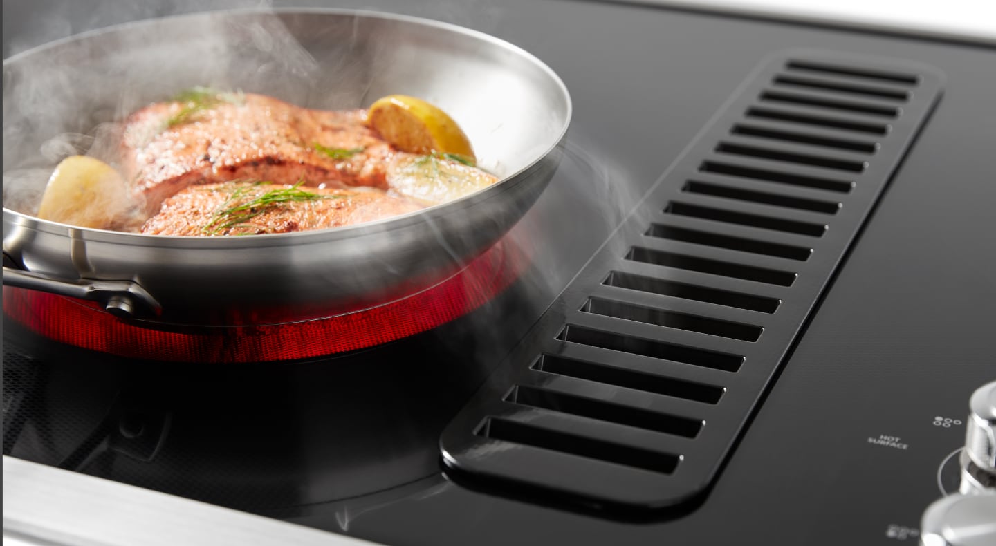 What Is a Downdraft Range or Cooktop? KitchenAid