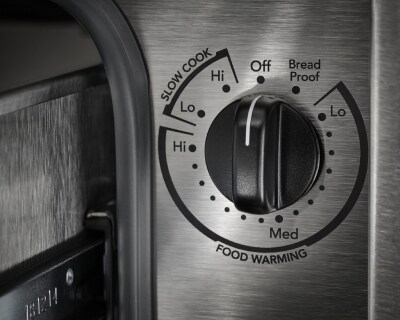 Proofing drawer settings knob